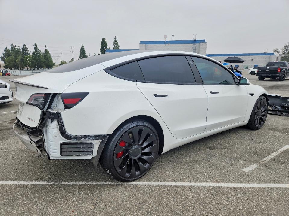 56862476 :رقم المزاد ، 5YJ3E1EC9MF077884 vin ، 2021 Tesla Model 3 مزاد بيع