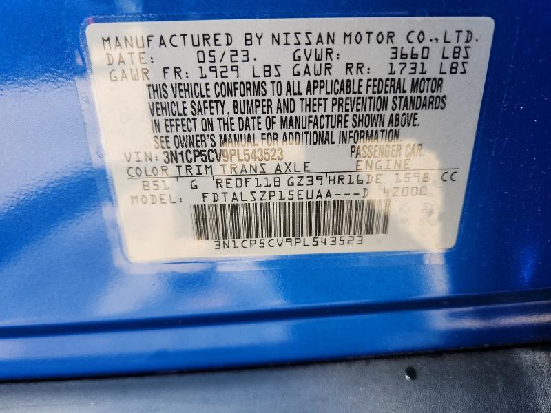 Aukcja sprzedaży 2023 Nissan Kicks, vin: 3N1CP5CV9PL543523, numer aukcji: 56502906