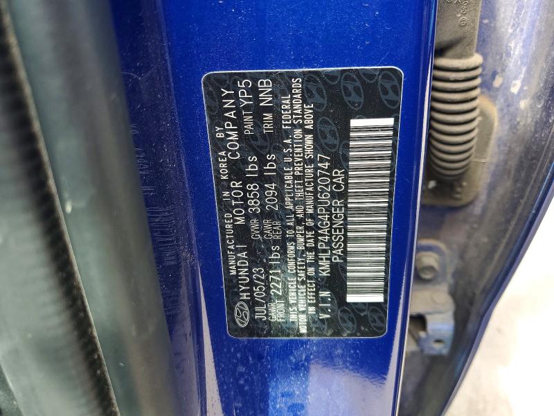 55763076 :رقم المزاد ، KMHLP4AG4PU620747 vin ، 2023 Hyundai Elantra مزاد بيع