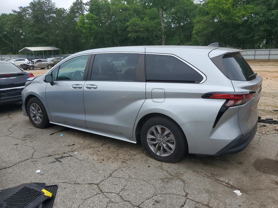 2021 Toyota Sienna მანქანა იყიდება აუქციონზე, vin: 5TDKRKEC1MS065469, აუქციონის ნომერი: 54560996