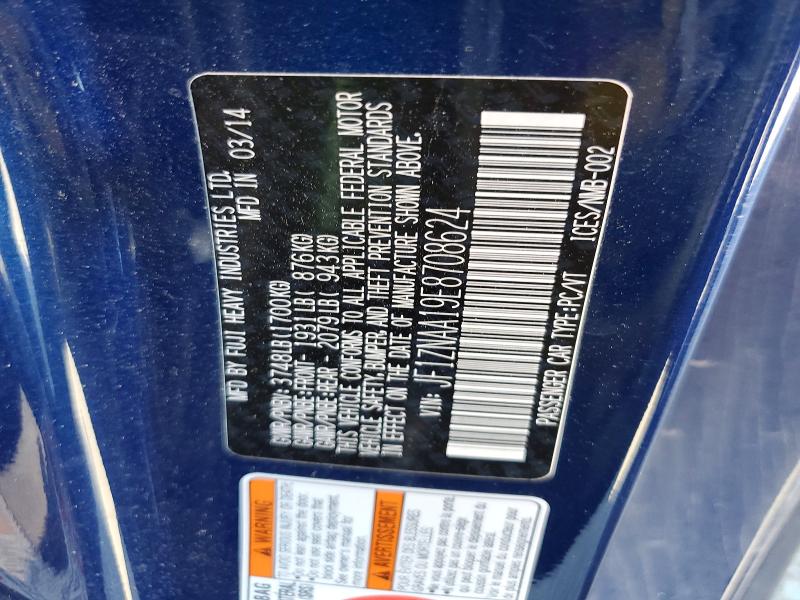 57238546 :رقم المزاد ، JF1ZNAA19E8708624 vin ، 2014 Scion Fr-s مزاد بيع
