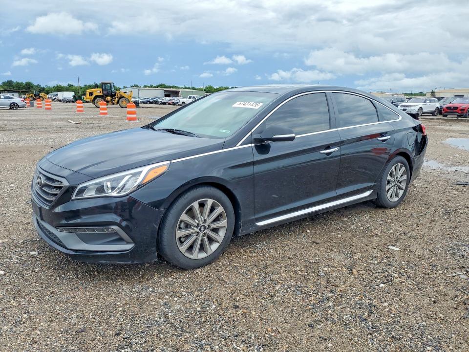 2017 Hyundai Sonata მანქანა იყიდება აუქციონზე, vin: 5NPE34AF8HH590745, აუქციონის ნომერი: 57431426