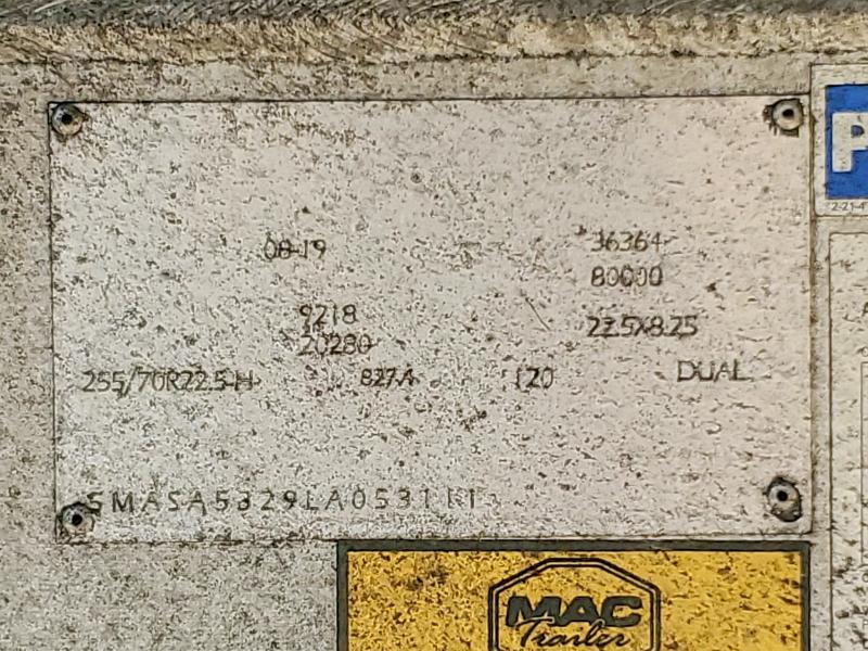 Продажа на аукционе авто 2020 Mac Unknown, vin: 5MASA5329LA053111, номер лота: 58907346