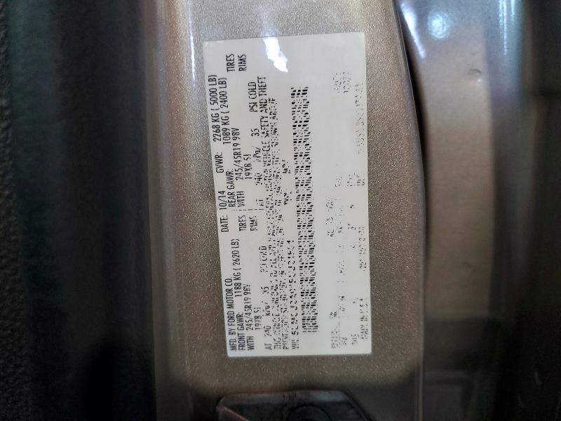 54418586 :رقم المزاد ، 5LMCJ2A91FUJ21861 vin ، 2015 Lincoln Mkc مزاد بيع