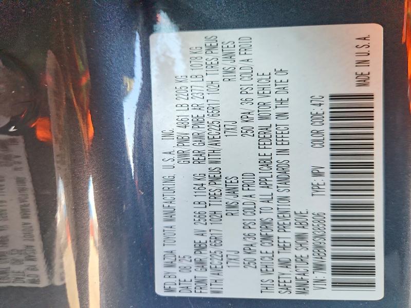 57172616 :رقم المزاد ، 7MMVABBM9SN385806 vin ، 2025 Mazda Cx-50 مزاد بيع