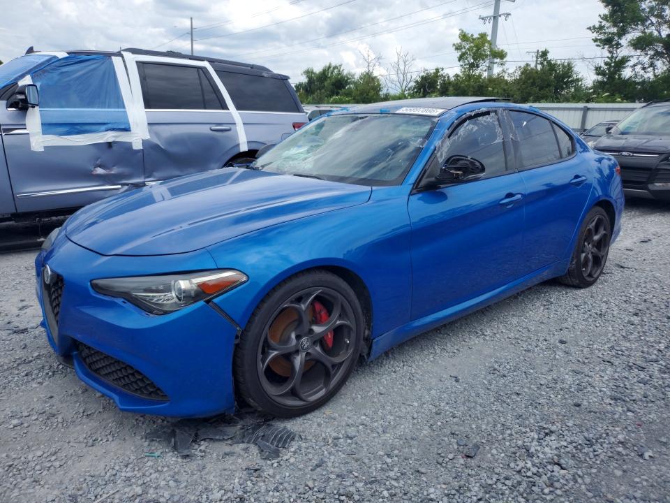55897866 :رقم المزاد ، ZARFAMBN9K7607201 vin ، 2019 Alfa Romeo Giulia مزاد بيع