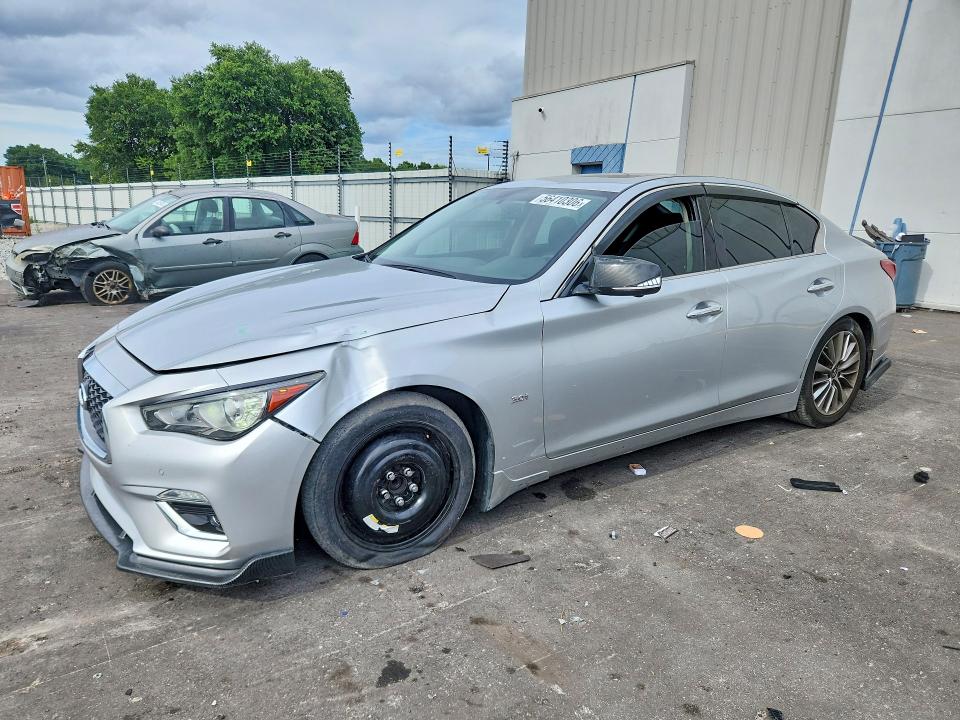2018 Infiniti Q50 მანქანა იყიდება აუქციონზე, vin: JN1EV7AP3JM360274, აუქციონის ნომერი: 56410306