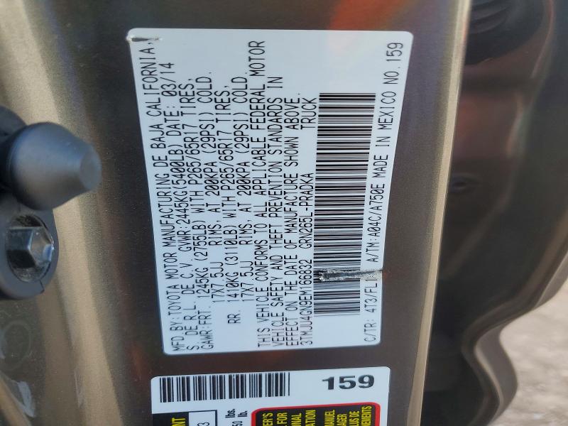 Aukcja sprzedaży 2014 Toyota Tacoma, vin: 3TMJU4GN9EM166832, numer aukcji: 56142196