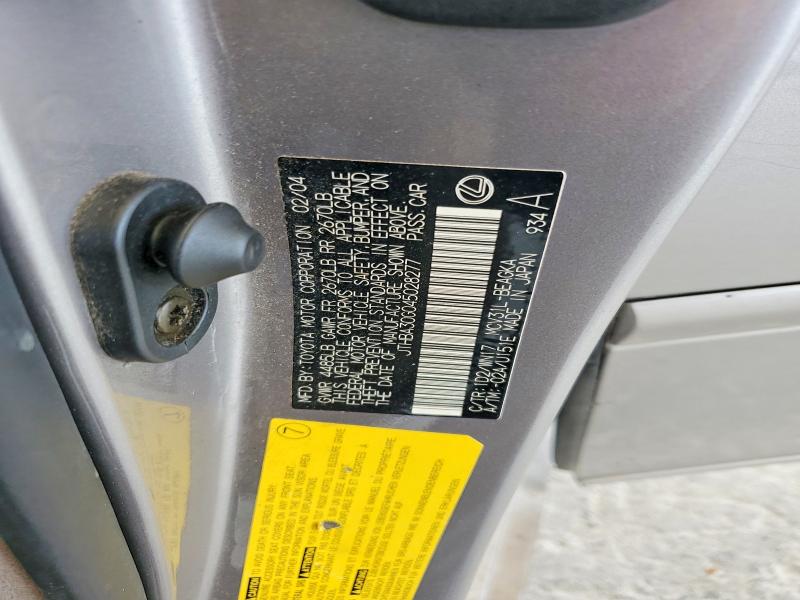 58726586 :رقم المزاد ، JTHBA30G045028277 vin ، 2004 Lexus Es مزاد بيع