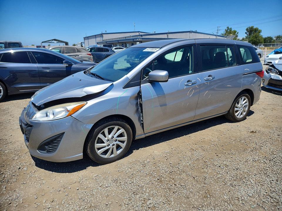 2012 Mazda 5 მანქანა იყიდება აუქციონზე, vin: JM1CW2BLXC0112761, აუქციონის ნომერი: 57270026