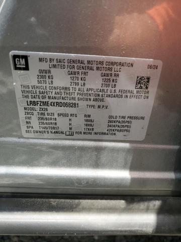 2024 Buick Envision მანქანა იყიდება აუქციონზე, vin: LRBFZME4XRD068281, აუქციონის ნომერი: 56828326