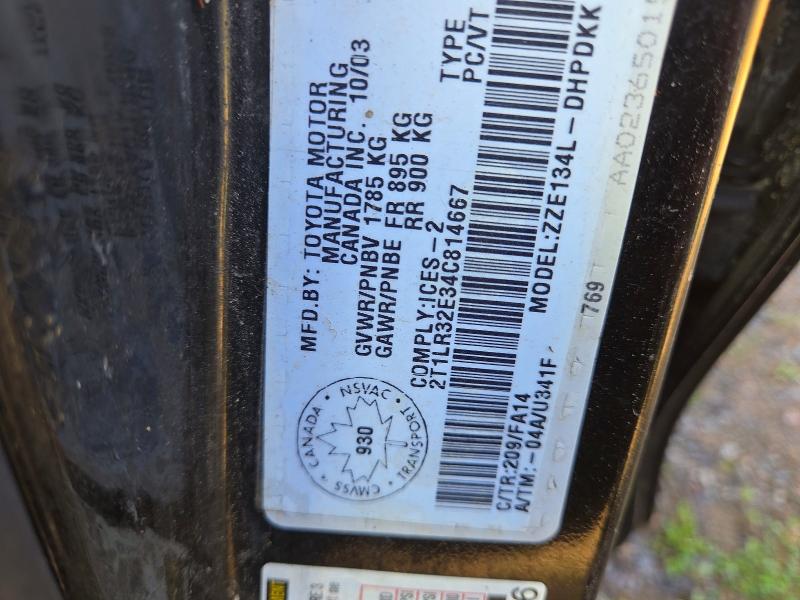 Продажа на аукционе авто 2004 Toyota Matrix, vin: 2T1LR32E34C814667, номер лота: 54764356