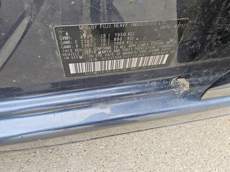 Продажа на аукционе авто 2017 Subaru Impreza, vin: 4S3GTAB67H3715364, номер лота: 56306556