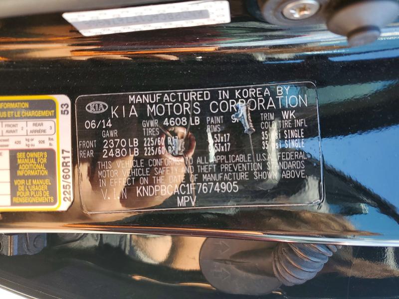 Продажа на аукционе авто 2015 Kia Sportage, vin: KNDPBCAC1F7674905, номер лота: 54182346