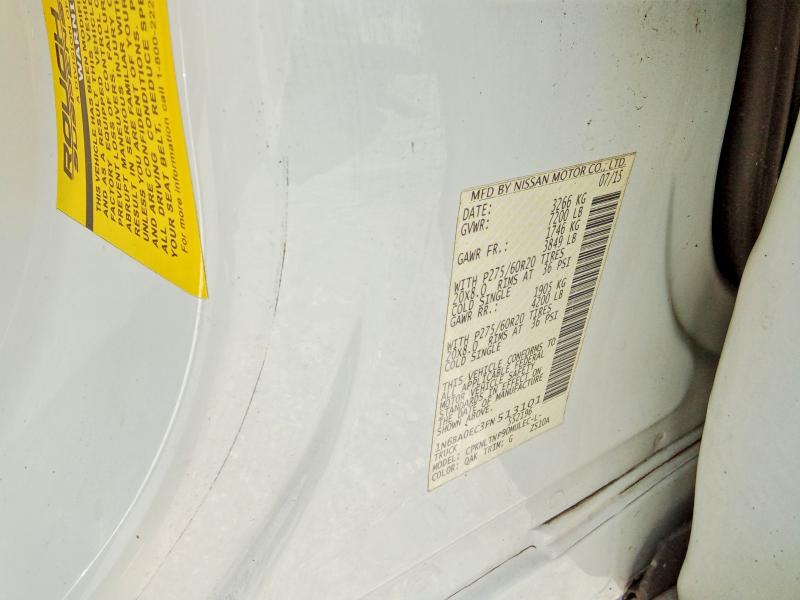 2015 Nissan Titan მანქანა იყიდება აუქციონზე, vin: 1N6BA0EC3FN513101, აუქციონის ნომერი: 57854006