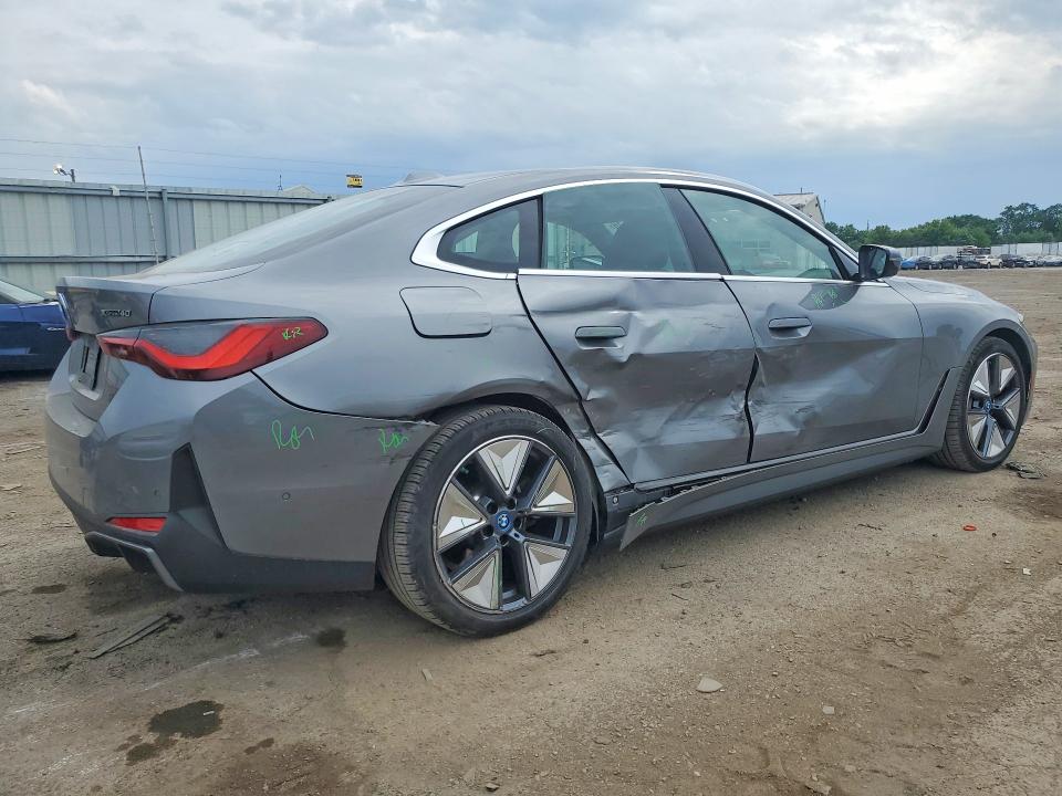 2024 Bmw I4 მანქანა იყიდება აუქციონზე, vin: WBY83FB08RFS82133, აუქციონის ნომერი: 56110616