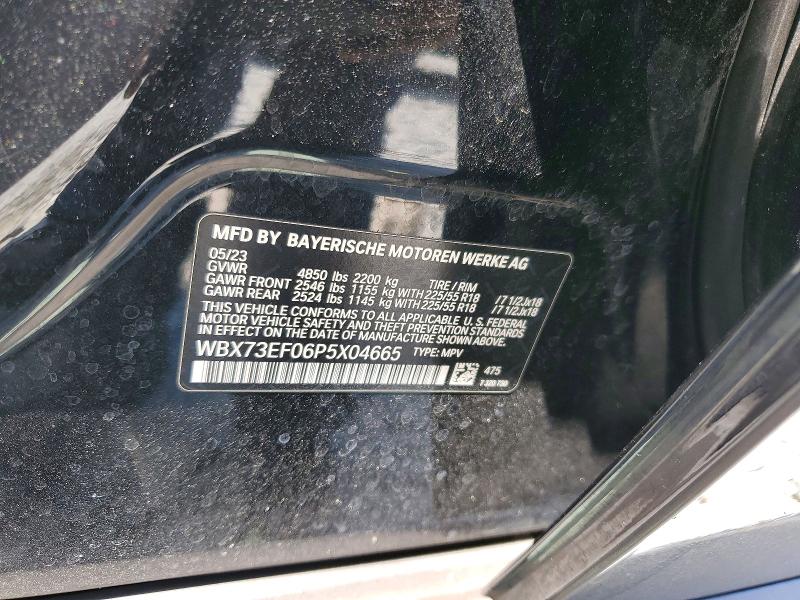Продажа на аукционе авто 2023 Bmw X1, vin: WBX73EF06P5X04665, номер лота: 57911996