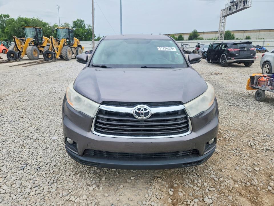 Aukcja sprzedaży 2014 Toyota Highlander, vin: 5TDZKRFH8ES014915, numer aukcji: 57834306