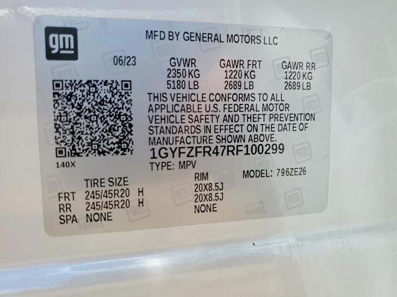 Aukcja sprzedaży 2024 Cadillac Xt4, vin: 1GYFZFR47RF100299, numer aukcji: 57224196