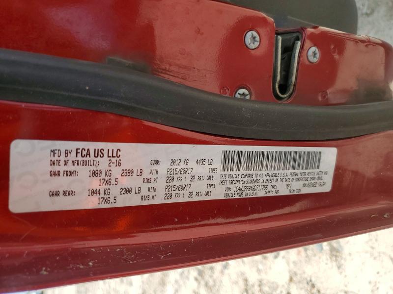 57599896 :رقم المزاد ، 1C4NJPFB4GD711756 vin ، 2016 Jeep Patriot مزاد بيع