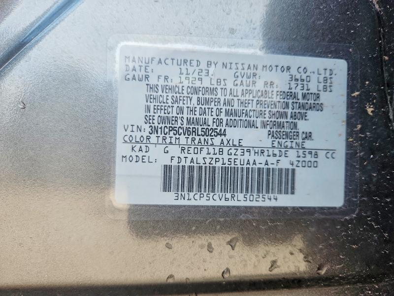 Aukcja sprzedaży 2024 Nissan Kicks, vin: 3N1CP5CV6RL502544, numer aukcji: 58834816