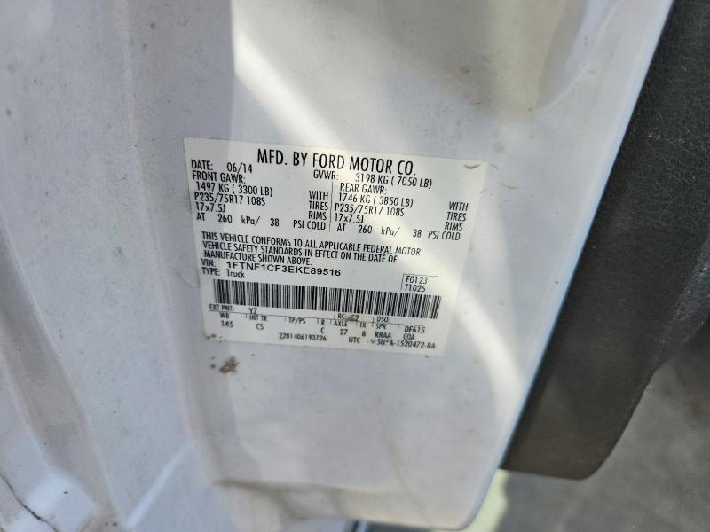 Aukcja sprzedaży 2014 Ford F150, vin: 1FTNF1CF3EKE89516, numer aukcji: 56463406