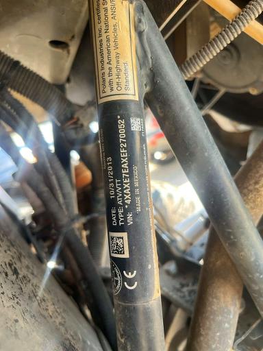 57015166 :رقم المزاد ، 4XAXE7EAXEF270052 vin ، 2014 Polaris Rzr مزاد بيع