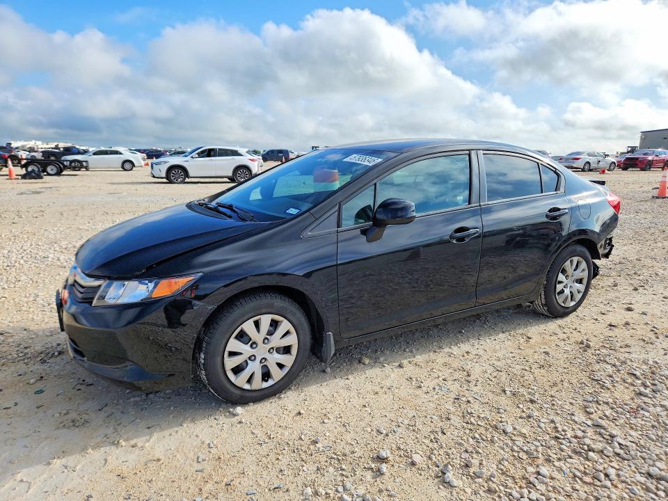 Продаж на аукціоні авто 2012 Honda Civic, vin: 2HGFB2F53CH312995, номер лоту: 57936346