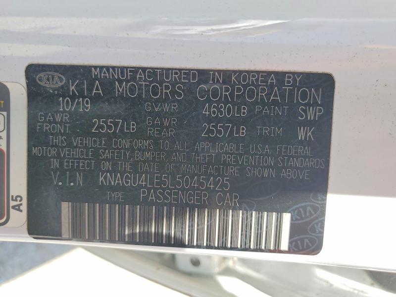 Продажа на аукционе авто 2020 Kia Optima, vin: KNAGU4LE5L5045425, номер лота: 56762346