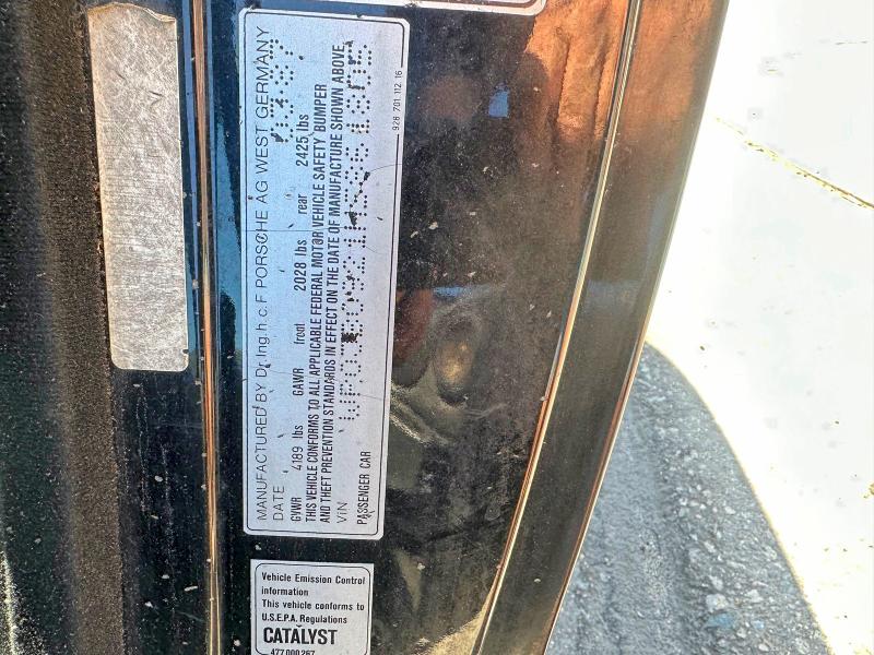 Продаж на аукціоні авто 1987 Porsche 928, vin: WP0JB0921HS861805, номер лоту: 57012376