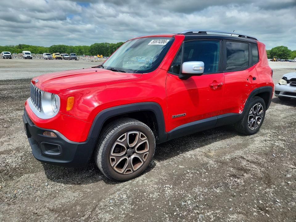 Продаж на аукціоні авто 2015 Jeep Renegade, vin: ZACCJBDT9FPB39928, номер лоту: 55574306