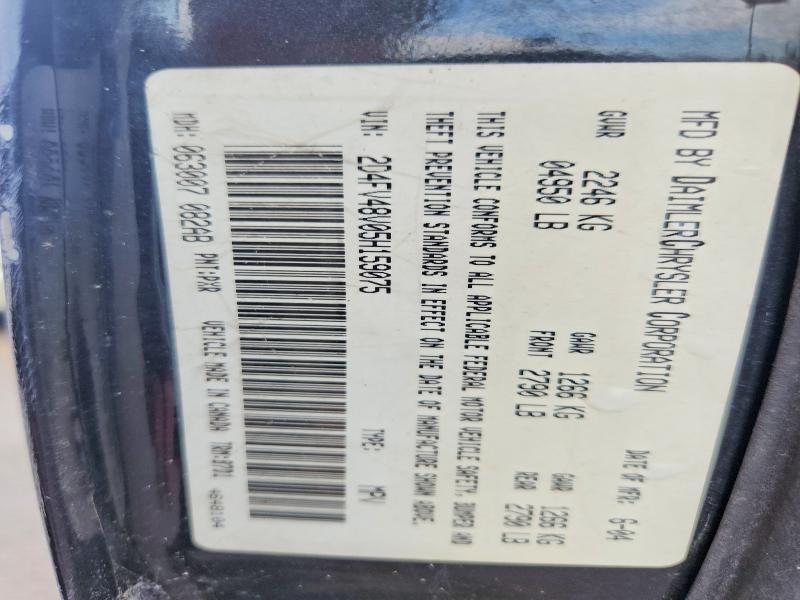 58023376 :رقم المزاد ، 2D4FV48V05H159075 vin ، 2005 Dodge Magnum مزاد بيع