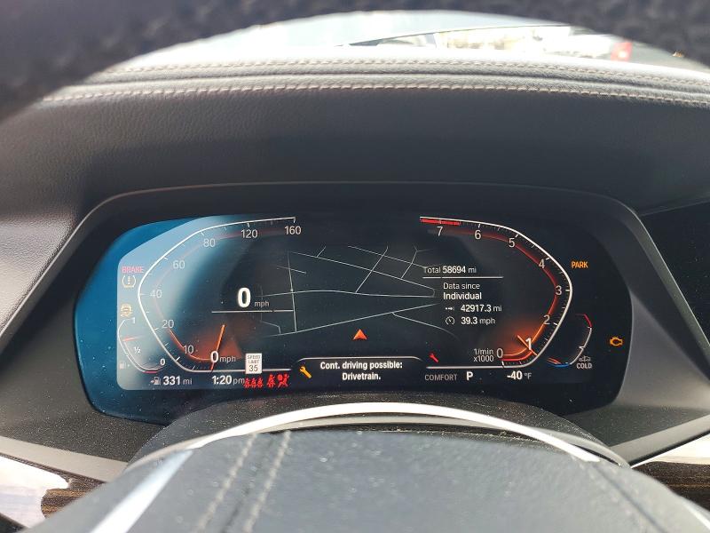 58418386 :رقم المزاد ، 5UXCR6C58KLL21751 vin ، 2019 Bmw X5 مزاد بيع