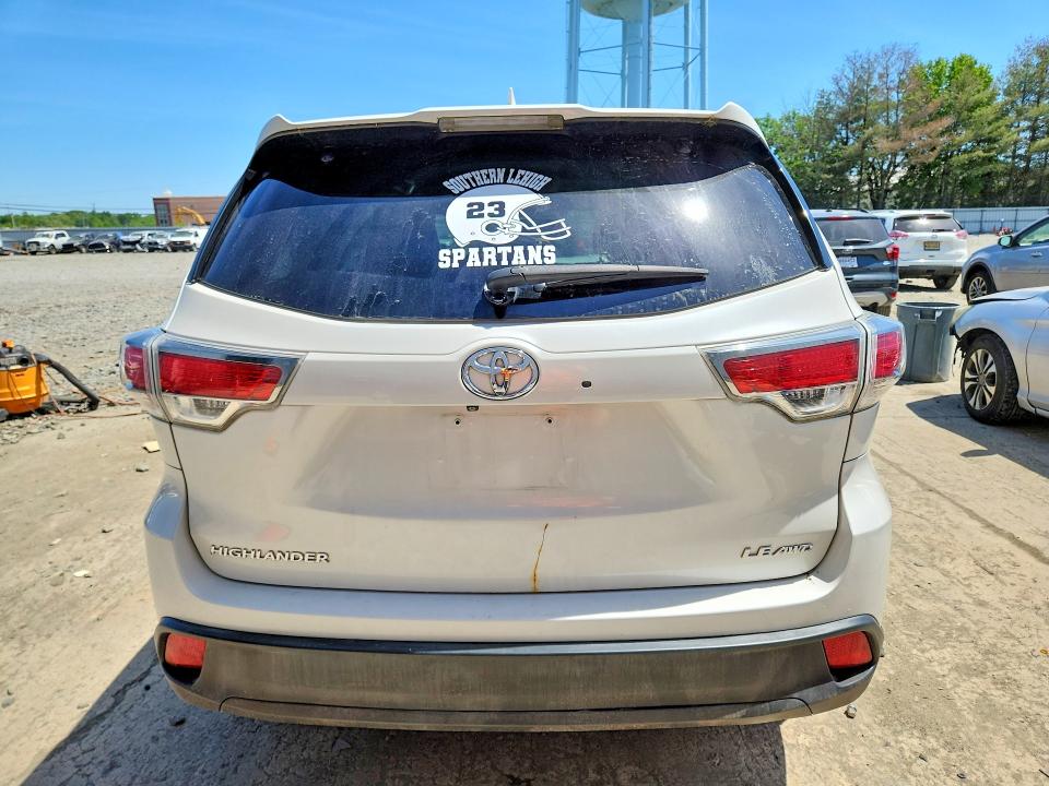 2014 Toyota Highlander მანქანა იყიდება აუქციონზე, vin: 5TDBKRFHXES032673, აუქციონის ნომერი: 56036906