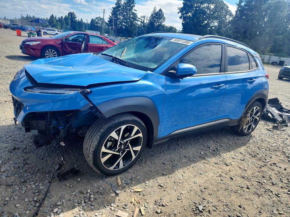 Продаж на аукціоні авто 2022 Hyundai Kona, vin: KM8K5CA33NU901248, номер лоту: 55911356