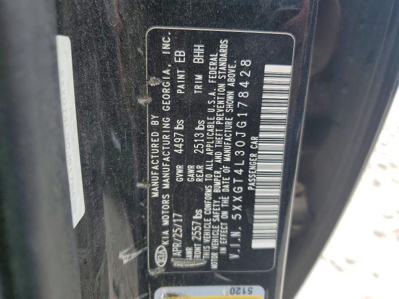 2018 Kia Optima მანქანა იყიდება აუქციონზე, vin: 5XXGT4L30JG178428, აუქციონის ნომერი: 57264466