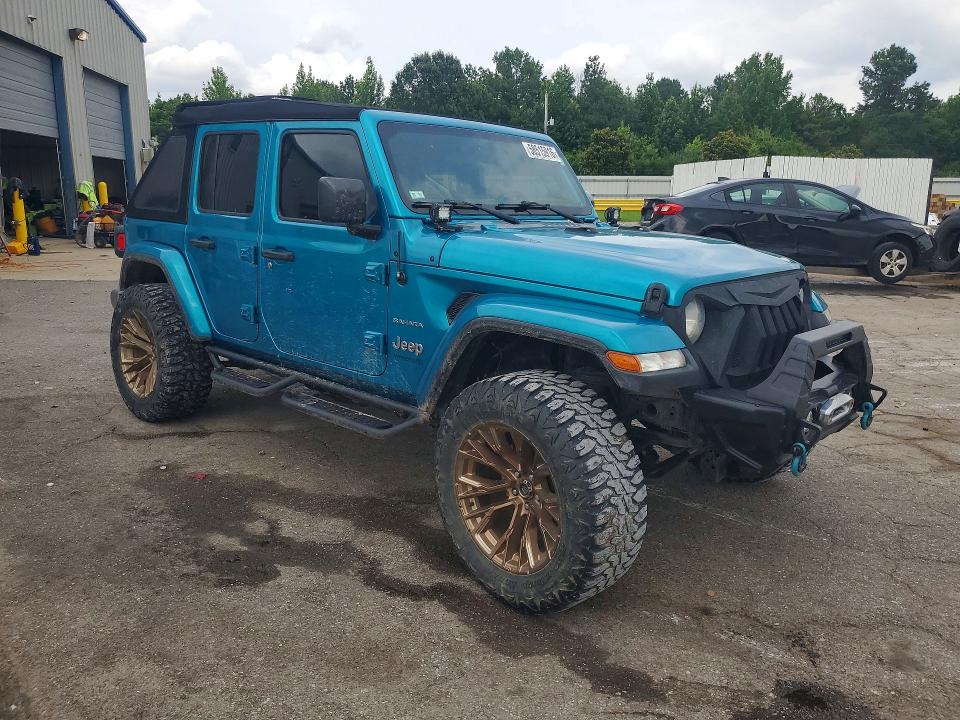 58515916 :رقم المزاد ، 1C4HJXEN6LW127737 vin ، 2020 Jeep Wrangler Unlimited مزاد بيع