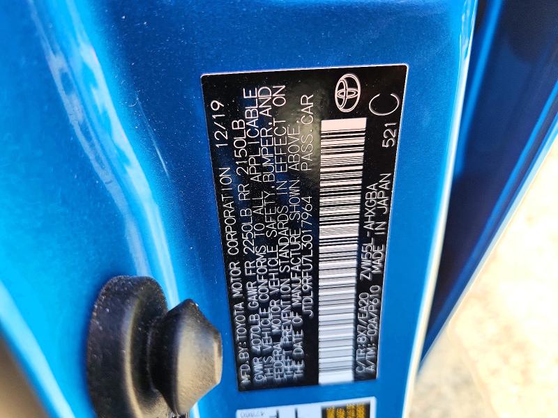 Продажа на аукционе авто 2020 Toyota Prius, vin: JTDL9RFU7L3017964, номер лота: 57342366