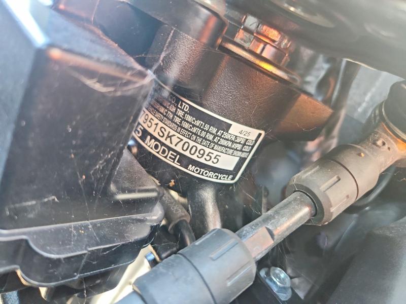 50081886 :رقم المزاد ، JH2SC7951SK700955 vin ، 2025 Honda Gl1800 مزاد بيع