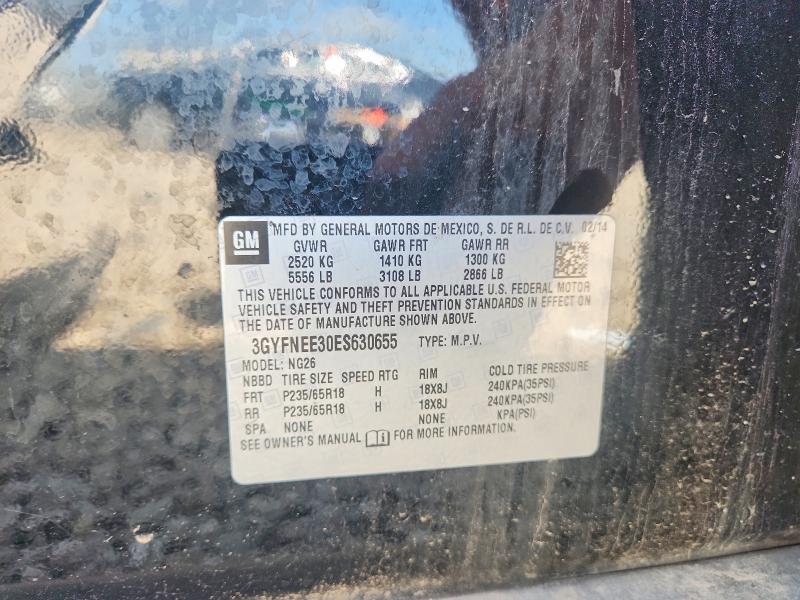 Продажа на аукционе авто 2014 Cadillac Srx, vin: 3GYFNEE30ES630655, номер лота: 74515035