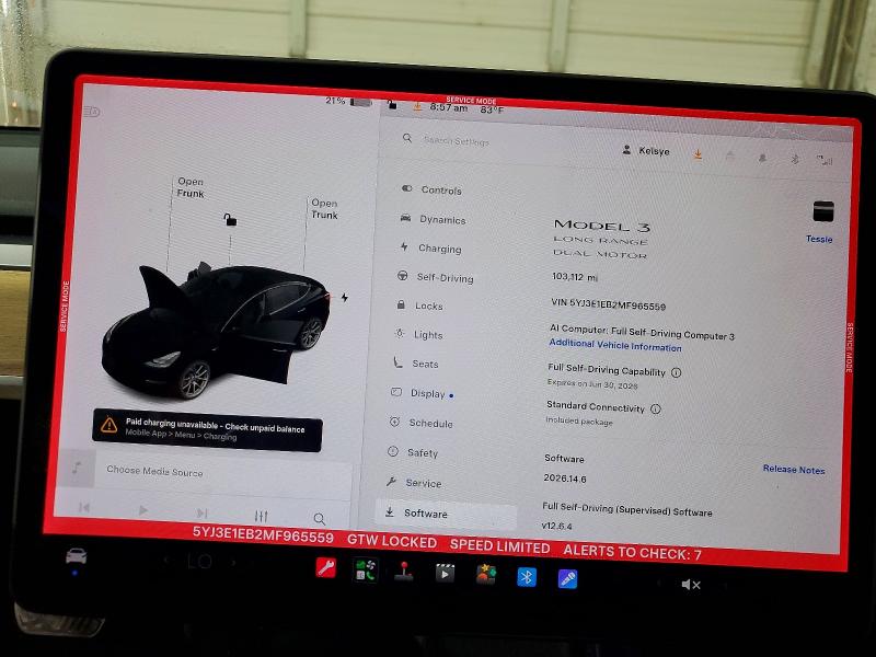 59098706 :رقم المزاد ، 5YJ3E1EB2MF965559 vin ، 2021 Tesla Model 3 مزاد بيع