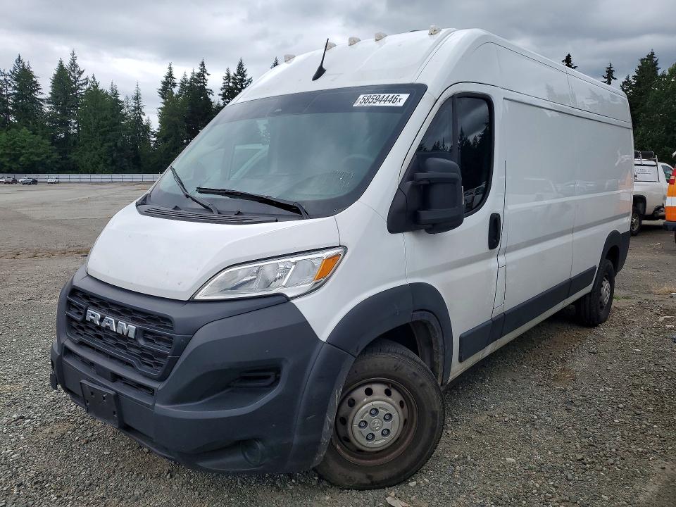 2023 Ram Promaster 3500 მანქანა იყიდება აუქციონზე, vin: 3C6MRVHG7PE604921, აუქციონის ნომერი: 58594446