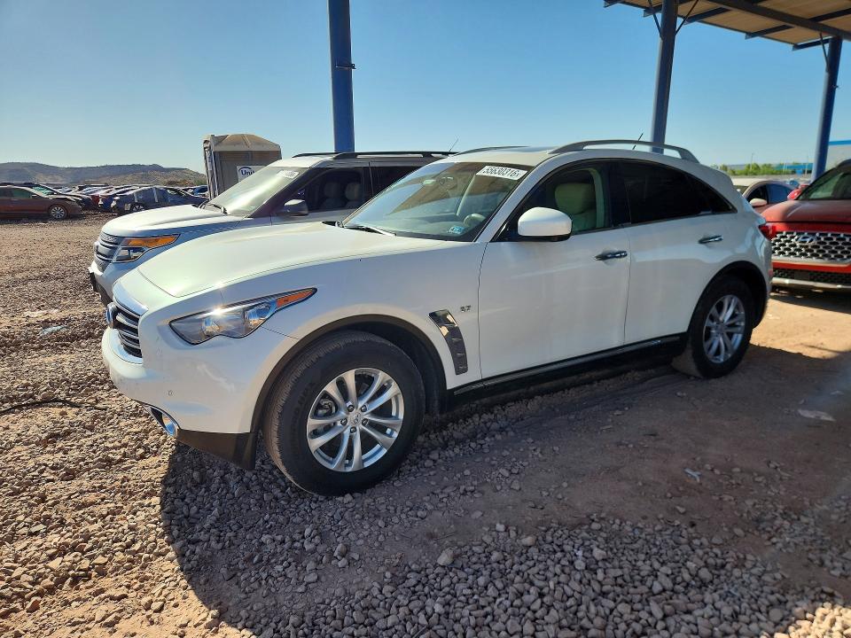 Auction sale of the 2016 Infiniti Qx70, vin: JN8CS1MW7GM750160, lot number: 55630316