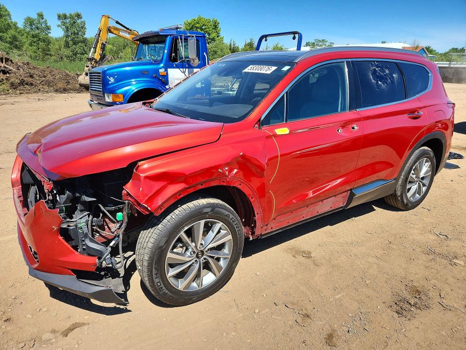 Продаж на аукціоні авто 2019 Hyundai Santa Fe, vin: 5NMS5CAD6KH085572, номер лоту: 58308076