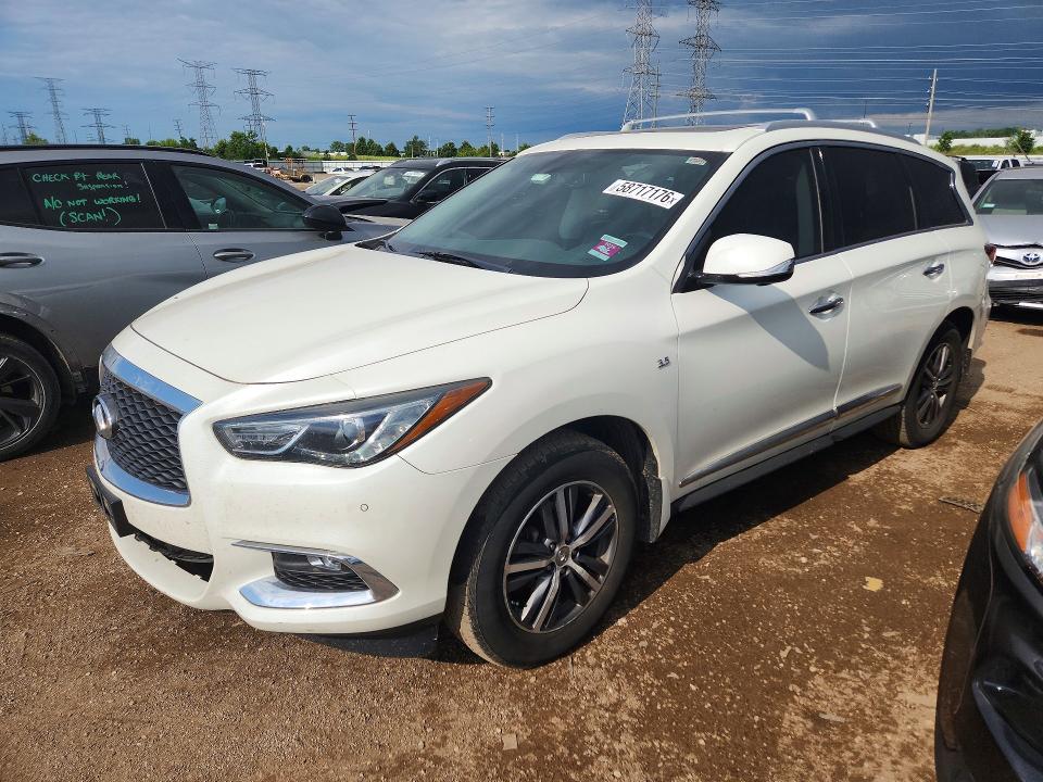 Aukcja sprzedaży 2018 Infiniti Qx60, vin: 5N1DL0MM6JC502139, numer aukcji: 58717176