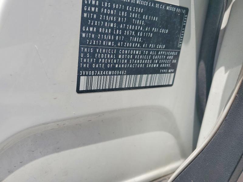 Продаж на аукціоні авто 2019 Volkswagen Tiguan, vin: 3VV0B7AX4KM009462, номер лоту: 55220036