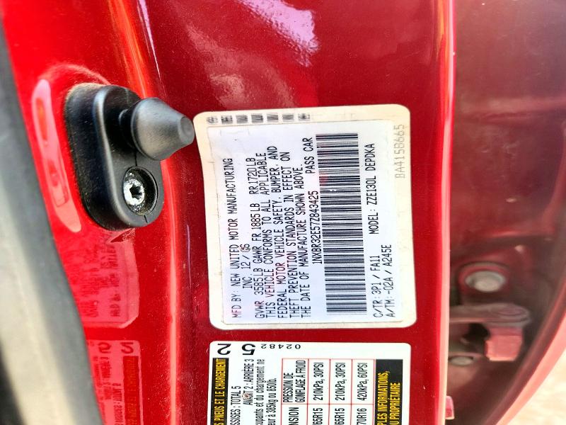 Продаж на аукціоні авто 2007 Toyota Corolla, vin: 1NXBR32E57Z843425, номер лоту: 58328326