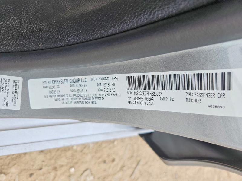 Продажа на аукционе авто 2015 Chrysler 200, vin: 1C3CCCEG7FN523687, номер лота: 55791306
