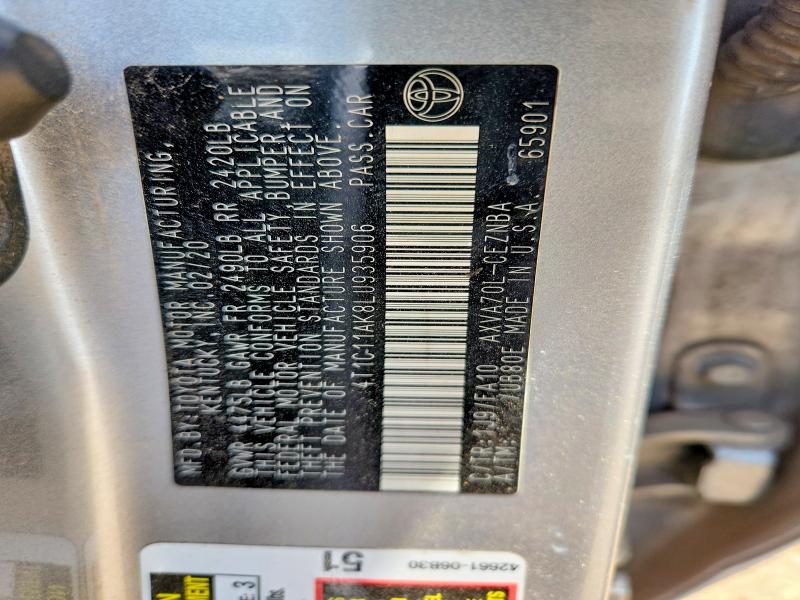 Aukcja sprzedaży 2020 Toyota Camry, vin: 4T1C11AK8LU935906, numer aukcji: 57673156