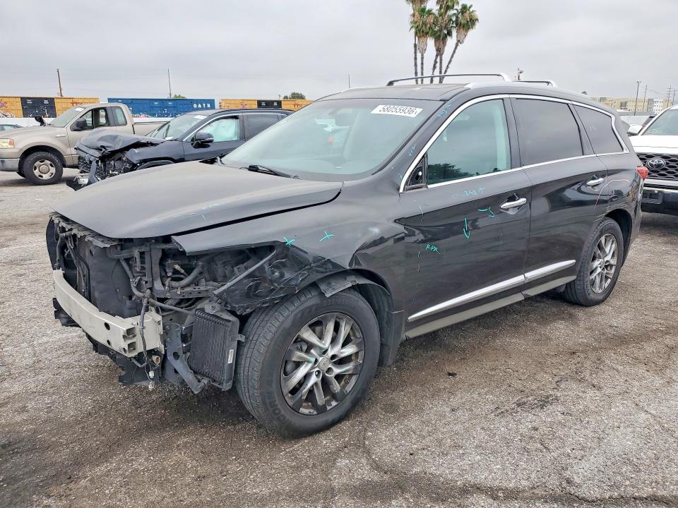 58055936 :رقم المزاد ، 5N1AL0MN1DC351338 vin ، 2013 Infiniti Jx35 مزاد بيع